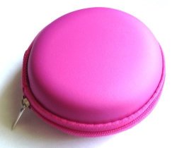 Pink Carrying Leather Case For Nike Fuelband Fuel Band Bracelet Sport Wristband Bag Holder Pouch Hold Box Pocket Size Hard Hold Protection Protect Save