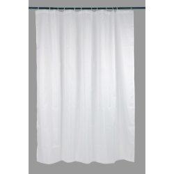 Happy Polyester Shower Curtain White W180CMXH200CM