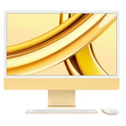 Build 2023 Apple IMac 24-INCH M3 8-CORE Cpu 10-CORE Gpu 4.5K Retina 24GB Unified RAM 1TB - New 1 Year Apple Warranty - Yellow