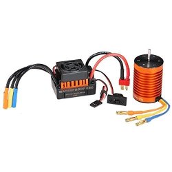 Toogoo R Waterproof F540 3300KV Brushless Motor With 45A Esc Combo Set For 1 10 Rc Car Truck