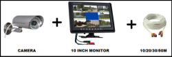 Diy Infrared Camera Plus 10" Monitor Plus Cable -available In 10 20 30 50 Meter