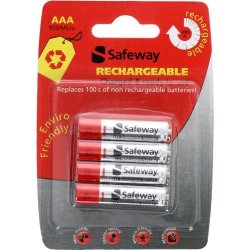 Safeway Aaa Rechargeable Batteries