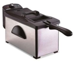 Salton 3L Stainless Stl. Deep Fryer - 3 Lt. Oil Capacity With Viewing Window