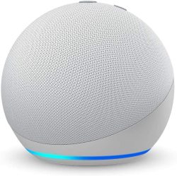 Echo Dot 4TH Gen Smart Speaker With Alexa Glacier White