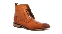 Men's Shoes - John Drake Lace Up Boot - Brown - 7