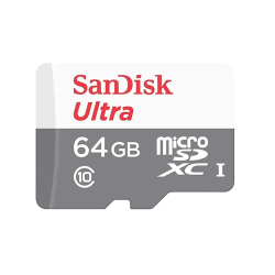 SanDisk Ultra 64GB Class 10 Microsdxc Card - SDSQUNR-064G-GN3MN
