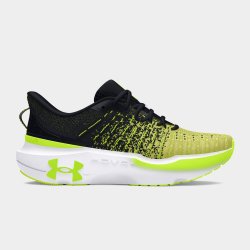 Under Armour Mens Hovr Infinite 5 Black yellow Running Shoes