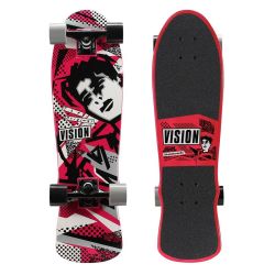 Vision 28-inch Mini Cruiser Skateboard Pink