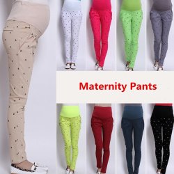 Abjustable Pregnant Women Abdominal Maternity Pants Belly Leggings Trousers