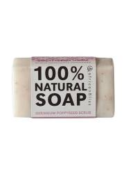 African Bliss Geranium & Poppyseed Scrub Soap
