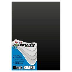 No Brand A4 Bright Black P board