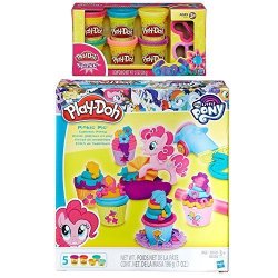 Play-doh My Little Pony Pinkie Pie Cupcake Party + Play-doh Sparkle Compound Bundle