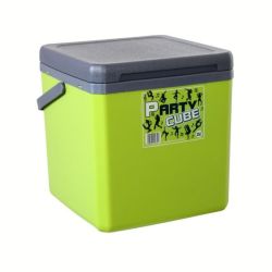 Party Cube Cooler Box Lime 25L