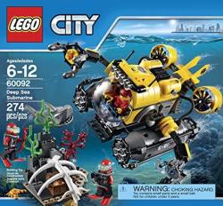 LEGO CITY Deep Sea Explorers 60092 Submarine Building Kit