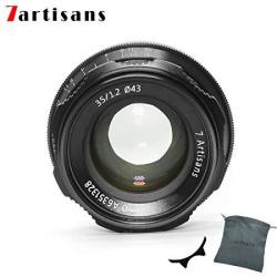 Factory Direct 7ARTISANS 35MM F1.2 Aps-c Manual Focus Lens Widely Fit For Compact Mirrorless Cameras Canon Camera M1 M2 M3 M5 M6 M10 Eos-m