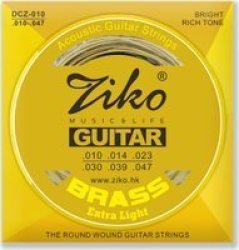 Brass Acoustic Guitar Strings - DCZ010