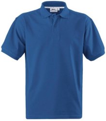Slazenger Crest Mens Golf Shirt - Blue SLAZ-803