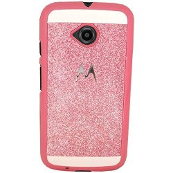 Moto E 2ND Gen Moto E2 Case Silverback Tm Glitz Premium Glamour Glitter Bling Hard Case For Motorola Moto E2 -pink
