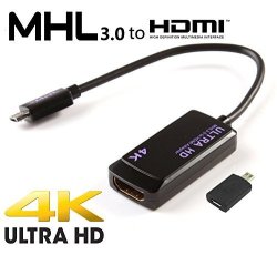 Sony Xperia Z5 Compact Mhl 3.0 Hdtv Adapter Easily Connects To Your Hdtv Up To 4K Using The Official Adapter Retail Packaging