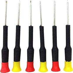 Artesia Tool 6 Piece Precision Screwdrivers With Large Color-coded Handles : Pack Of 2 Set