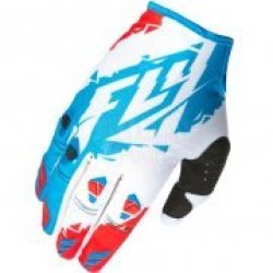 Fly Kinetic Rd wh blu Gloves L