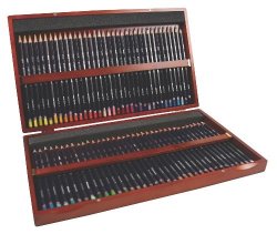 Derwent Colored Pencils 72 Studio 3.4MM Core Wooden Box 72 Count 32199
