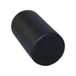 Black High Density Foam Rollers Full Round - Extra Firm - 6" X 12" Round