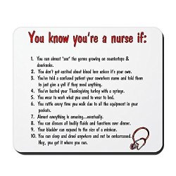 Cafepress - You're A Nurse If... - Non-slip Rubber Mousepad Gaming Mouse Pad