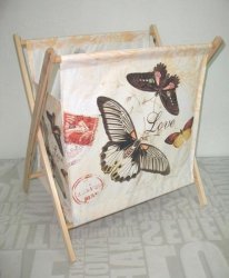 Butterfly Love Magazine Holder Stand