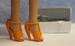 Orange Sandals For Barbie
