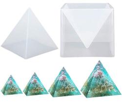 Large Pyramid Mold 5.9" Buytra Silicone Mold For Resin Resin Casting Mold Clear Epoxy Resin Molds For Diy Orgonite Pyramid Jewelry Making Craftin