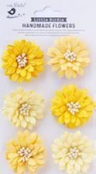 Astra Paper Flowers - Sunshine 6 Pieces
