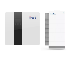 Invt Residential Inverters 5KW Single Phase Hybrid Inverter Low Voltage And Lithium Valley 10.24KWH Wall Mount Battery 51.2V 200AH
