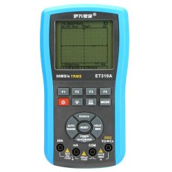 Et310a 2 In 1 Handheld 10mhz 50ms s Dso Digital Storage Oscilloscope & True Rms Auto Ranging Dmm Mul