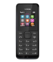 Nokia 105 8MB Single Sim in Black