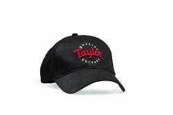 Taylor Guitars Black With Red white Embroidered Taylor Logo Cap One Size