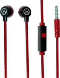 Amplify AMP1003BKRD Pro Vibe Series Black And Red In Ear Earphone