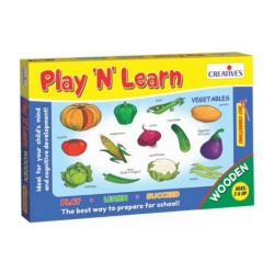 Play And Learn Puzzles - Vegetables