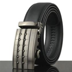 Genuine Leather Automatic Buckle Formal Belt