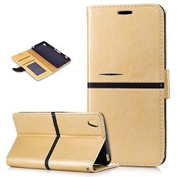 Sony Xperia Xa Case Sony Xperia Xa Cover Ikasus Premium Pu Leather Fold Wallet Pouch Case Wallet Flip Cover Bookstyle Magnetic Card Slots &