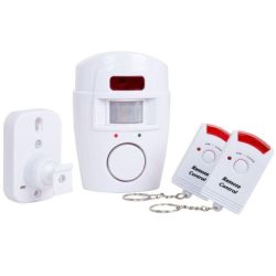 Wireless Motion Sensor Alarm System + 4X Aa Batteries
