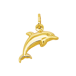 9 Carat Gold Med Dolphin Charm