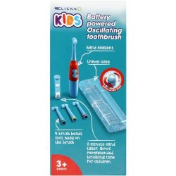 Clicks Battery Operated Kids Toothbrush Boy