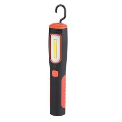 Portable Rechargeable LED Worklight Flashlight Ultra Bright 400 Lumens Professional Cordless Inspection Light 2 Lighting Switches Plus Bonus Pocket Light For Car Repair & Emergency