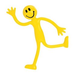 Yellow Bendy Man By Toysmith 6 Pack