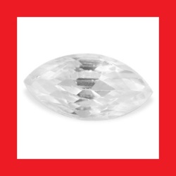 Zircon Natural Africa - Top White Marquise Cut - 0.590cts
