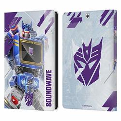 Official Transformers Soundwave Decepticons Key Art Leather Book Wallet Case Cover Compatible For Samsung Galaxy Tab S2 9.7