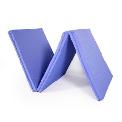 Fold Up Mattress - Junior - Royal Blue Supertex 5CM -