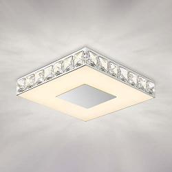 crystal flush mount light fixture