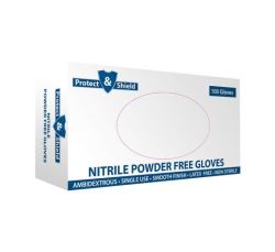 Medium Nitrile Disposable Gloves Blue